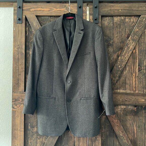 Alfani Slim Fit Stretch Mens Blazer Sz- 39-41 - Picture 1 of 13